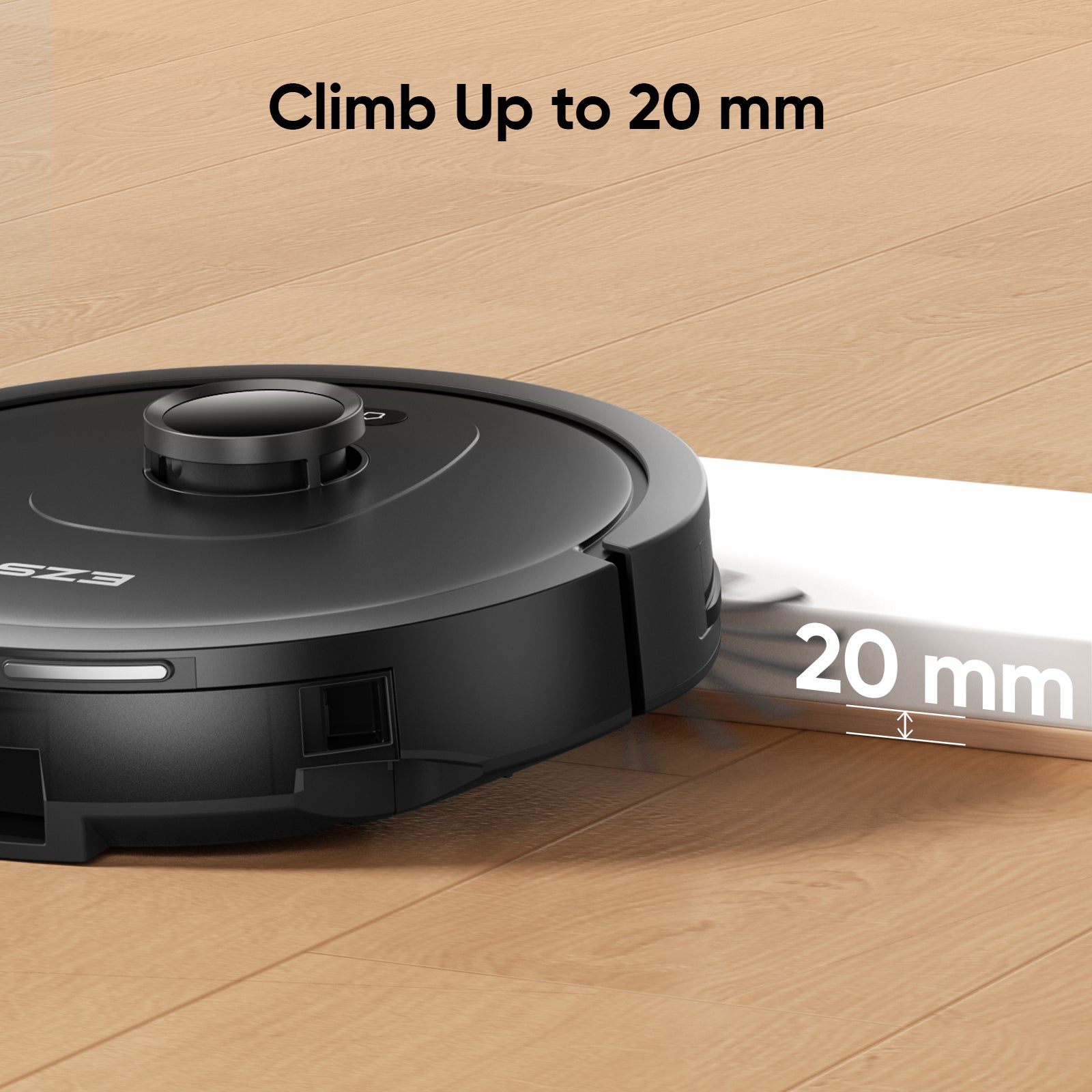EZS E10 Robot Vacuum Cleaner®, 5,500 Pa Ultra Strong Suction, iPath Laser Navigation, for Deep Floor Cleaning, Ideal for Hair and Hard Floors